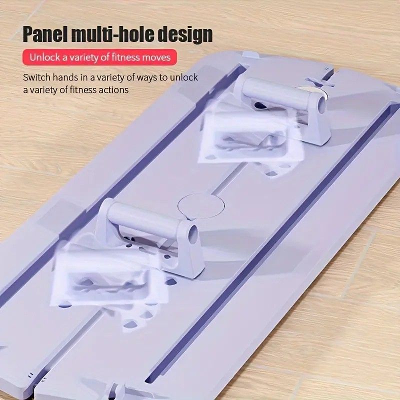 1pc Multi-Functional Folding Abdominal Exercise Board - PP Material, Uncharged, Portable Home Workout Equipment for Waist, Buttocks, Leg Toning and Shaping, Gym Accessories