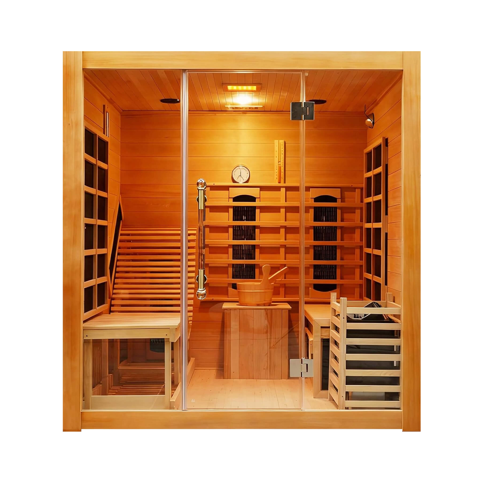 Relaxation Oasis Sauna Room